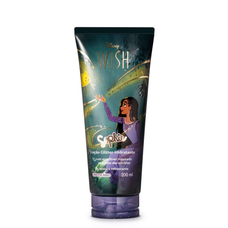 Loção Glitter Hidratante Sophie Wish 200ml QHS - O Boticário