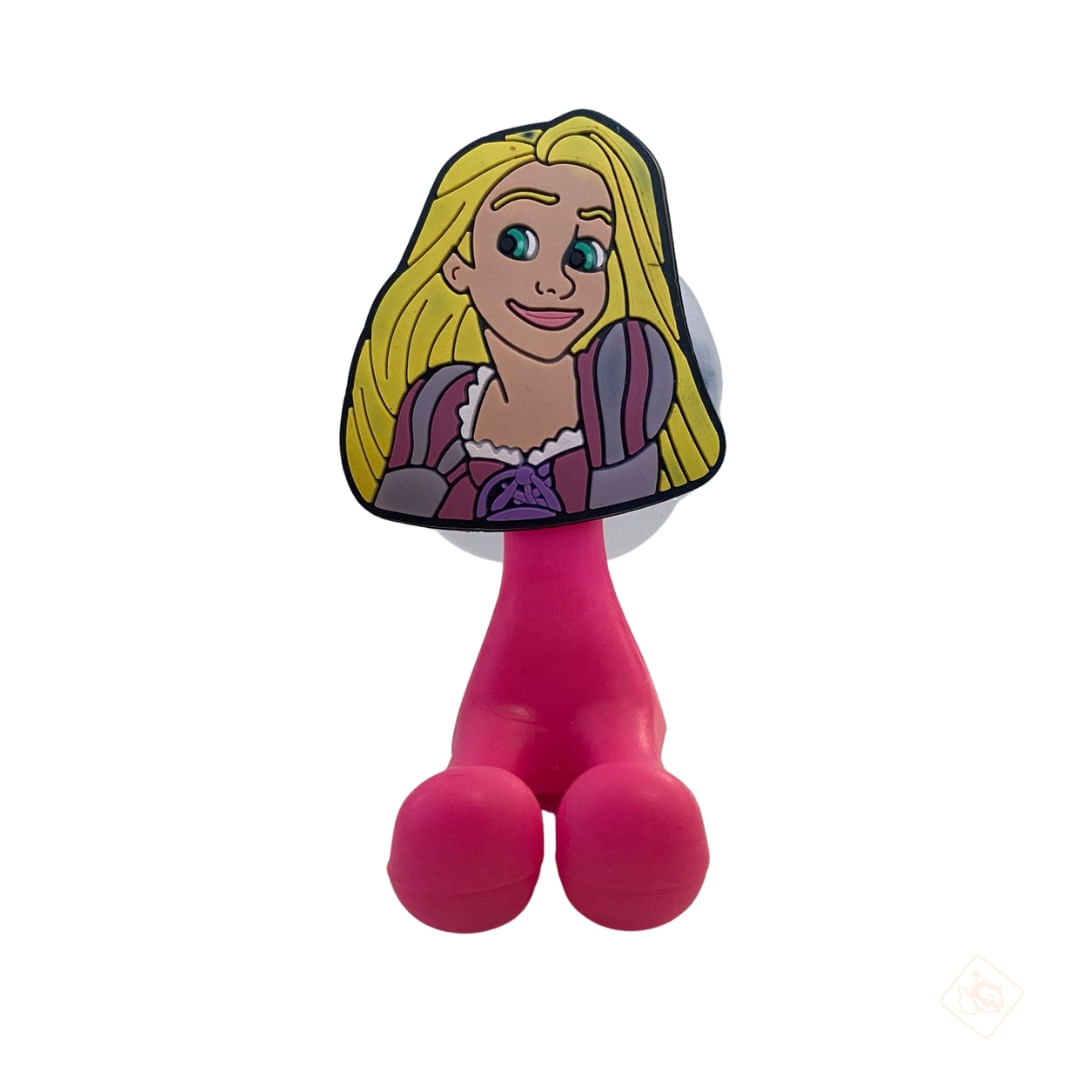Porta Escova Dente Princesa Rapunzel Com Ventosa - Etident