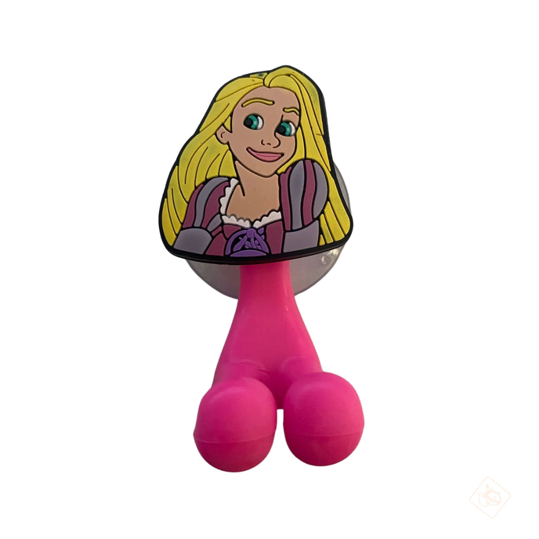 Porta Escova Dente Princesa Rapunzel Com Ventosa - Etident