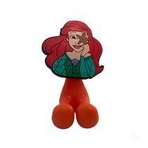 Porta Escova Dente Princesa Ariel Com Ventosa - Etident