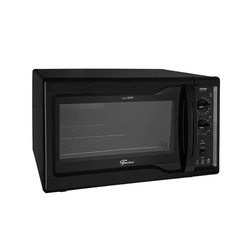 Forno Elétrico 44 Litros Fischer Pop Grill Bancada Black 127v