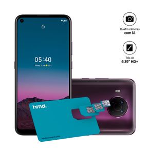 Smartphone Nokia 5.4 128GB, 4GB RAM, Tela 6,39 Pol. Câm Quádrupla com IA + Lentes Ultra-Wide + Cartão SIM HMD Connect - Roxo- NK031 Menor preço em Smartphone Nokia 5.4 128GB, 4GB RAM, Tela 6,39 Pol. Câm Quádrupla com IA + Lentes Ultra-Wide + Cartão SIM HMD Connect - Roxo- NK031