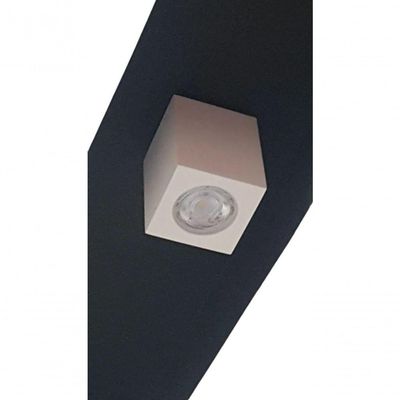 Spot Sobrepor Branco Quadrado Cubo Para Par20