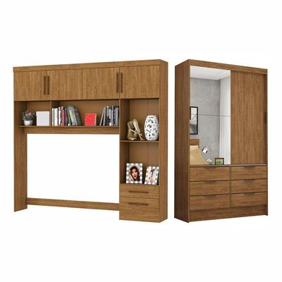 Guarda Roupa Casal Modulado Sevilha Plus Carioca Móveis Cinamomo