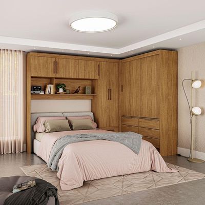 Guarda Roupa Casal Modulado Sevilha Carioca Móveis Cinamomo