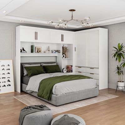 Guarda Roupa Casal Modulado Carioca Móveis Sevilha Branco