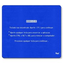 Mouse Pad Tela Azul Teclado Não Encontrado