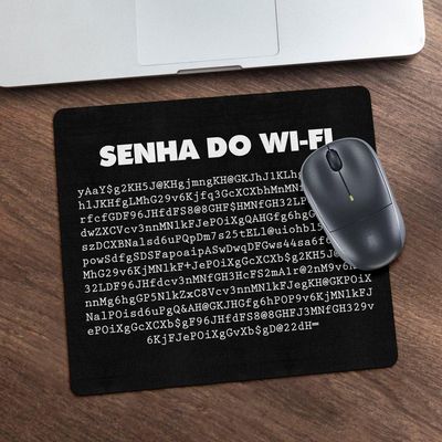 Mouse Pad Senha Do Wi-fi