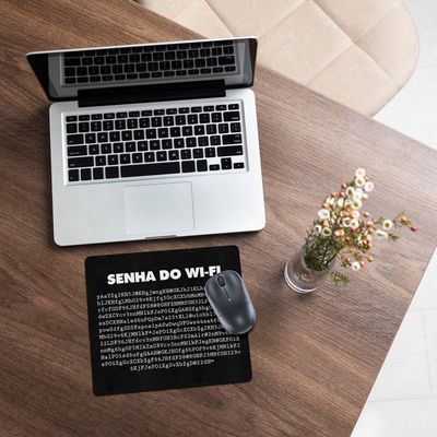 Mouse Pad Senha Do Wi-fi