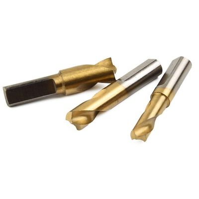 Kit 3 Broca Cortador De Solda Aço Hss Titânio Resistente