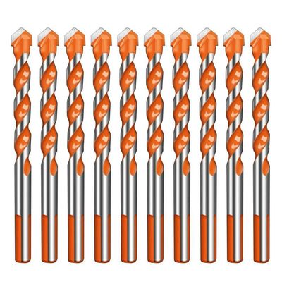 Kit 10 Broca De Torção Triangular Multifuncional 6mm Pronta Entrega