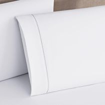 Jogo De Lençol Queen 180 Fios 3 Peças Elegance - Branco