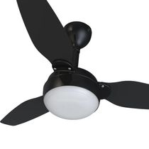 Ventilador De Teto Ventisol Legacy 3 Pás Preto/tabaco Bivolt