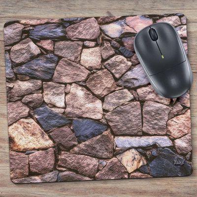 Mouse Pad Textura Muro De Pedras