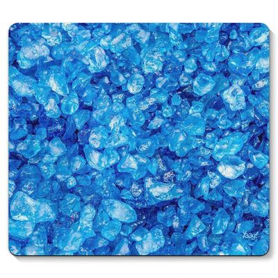 Mouse Pad Textura Pedra Preciosa Azul