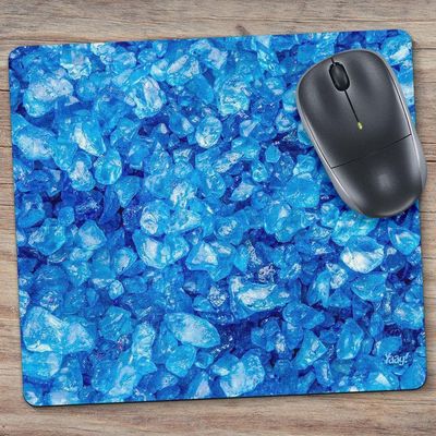 Mouse Pad Textura Pedra Preciosa Azul