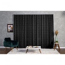Cortina Jacquard 5,00x2,50 Para Trilho Suíço palha