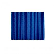 Cortina Jacquard 2,80x2,30 Para Trilho Suíço Azul