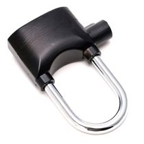 Cadeado Com Alarme Sirene Anti Furto 110db Som Alto Grande Segurança