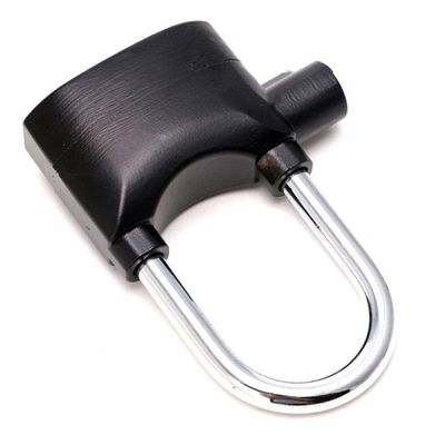 Cadeado Com Alarme Sirene Anti Furto 110db Som Alto Grande Segurança