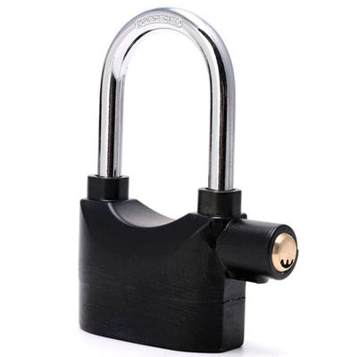 Cadeado Com Alarme Sirene Anti Furto 110db Som Alto Grande Segurança