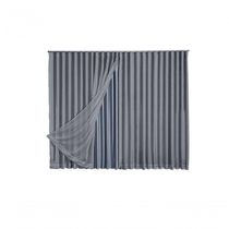 Cortina Blackout Com Voil 2,80x2,50 Para Trilho Suíço cinza