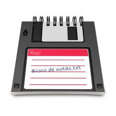 Bloco De Anotações Disquete Floppy Disk