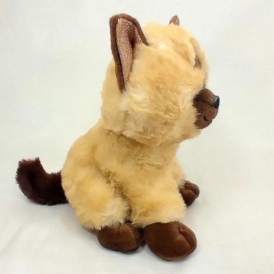 Gato Pelúcia Marrom 21 Cm Alt.