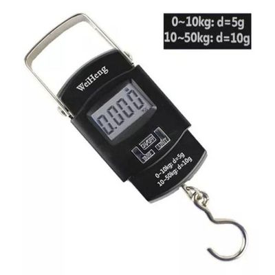 Balança Digital Portátil Gancho Para Bagagem E Pesca 50kg