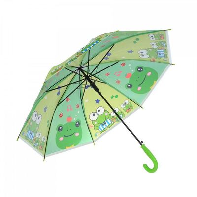 Guarda Chuva Infantil Automático Com Estampa De Pvc Menino Ou Menina Sapo