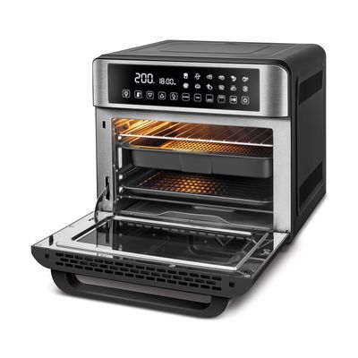 Fritadeira Air Fryer Forno Oven Digital 25L Mondial Preto e Inox 2000W - AFO-25L-BI 220V