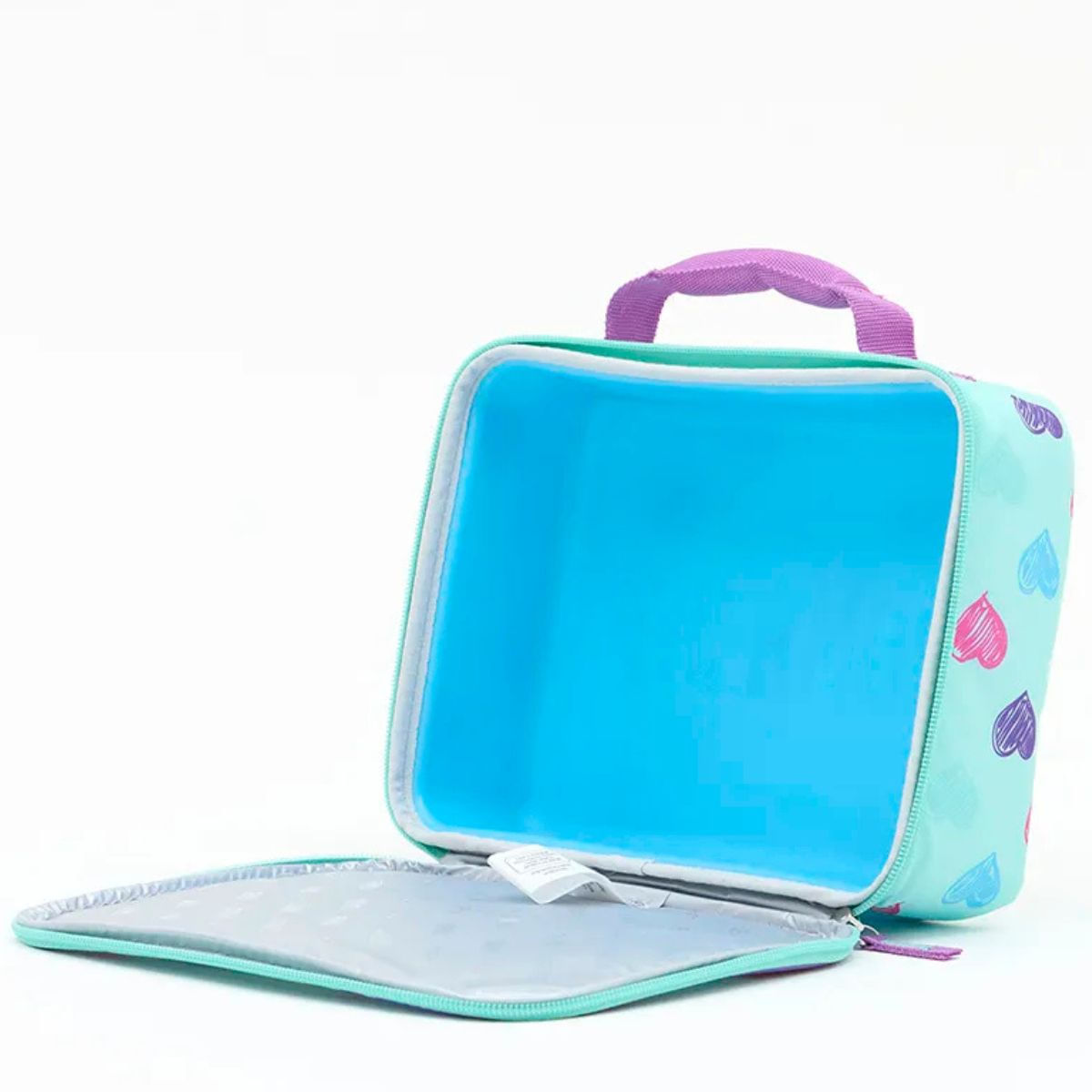 LANCHEIRA TÉRMICA INFANTIL CORAÇÕES COLORIDOS - THERMOS