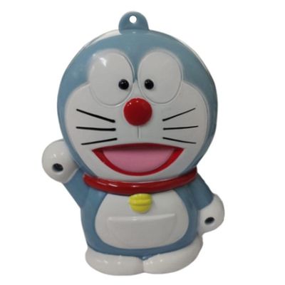 Telefone Gato Doraemon Mesa C Headset Microfone Flexivel