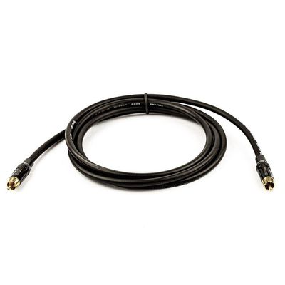 Cabo Coaxial Digital (spdif) Preto - 45 Metros