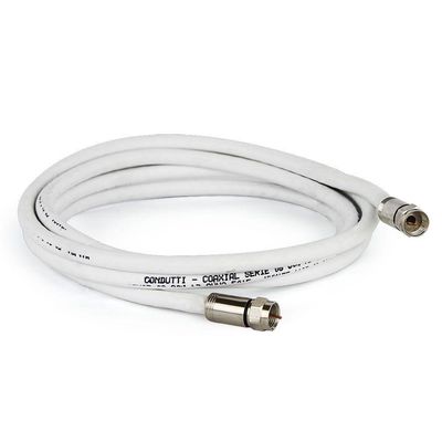 Cabo Coaxial Rg6 - 75 Ohms - 50 Cm