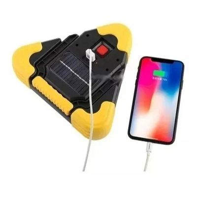 Triangulo P/ Carro Led Sinalização Segurança Emergência