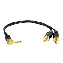 Cabo Adaptador P2 90° Graus Para 2 P2 Mono - 5 Metros