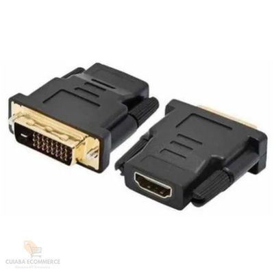 Cabo Audio Video Converter A Saida Dvi Placa De Video Hdmi