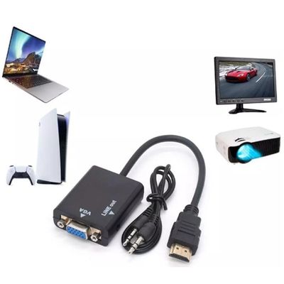 Cabo Conversor Funciona Em Monitores E Projetores Hdmi