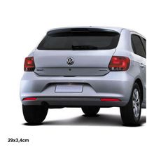 Adesivo Refletivo Vermelho Para Choque Lanterna Traseira Gol G6 29X3,4 Cm Vermelho