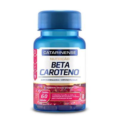 Kit 5 Beta Caroteno Catarinense Pharma 60 Cápsulas