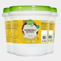 Kit 3 Gordura De Coco Balde 3kg Qualicôco