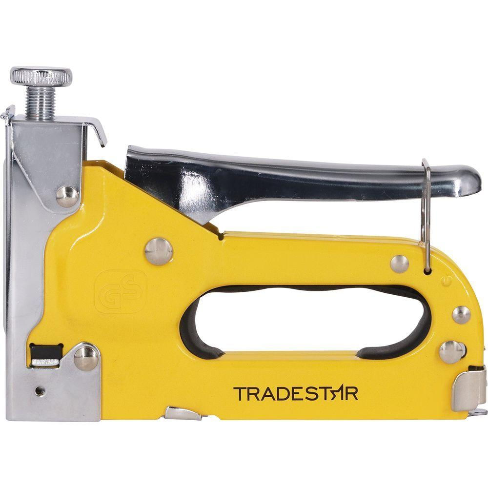 Grampeador Tapeceiro Pinador 600 Grampos Pro Tradestar
