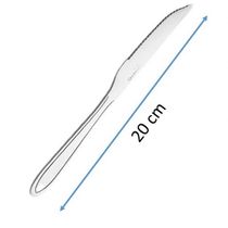 Kit Faca De Churrasco Aço Inox 12 Unidades