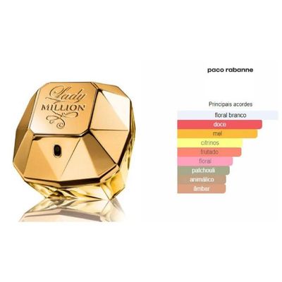 Paco Rabanne Lady Million Edp | Perfume Feminino 80ml