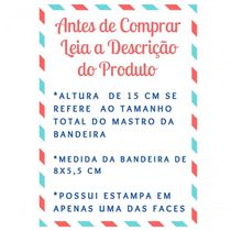 Mini Bandeira De Mesa Jordânia 15 Cm Mastropoliéster
