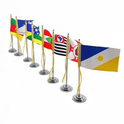 Mini Bandeira Mesa Mato Grosso Do Sul Mastro 15 Cm