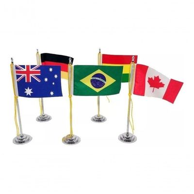 Mini Bandeira De Mesa Benim 15 C M Mastropoliéster