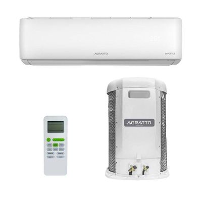 Ar Condicionado Split Inverter 9000btus Agratto Hi Wall Branco 220V