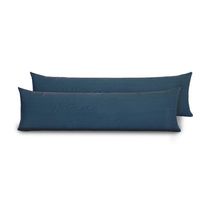 Fronhas Para Travesseiro De Corpo Slim 1,50m X 50cm 2 Unidades - Marinho